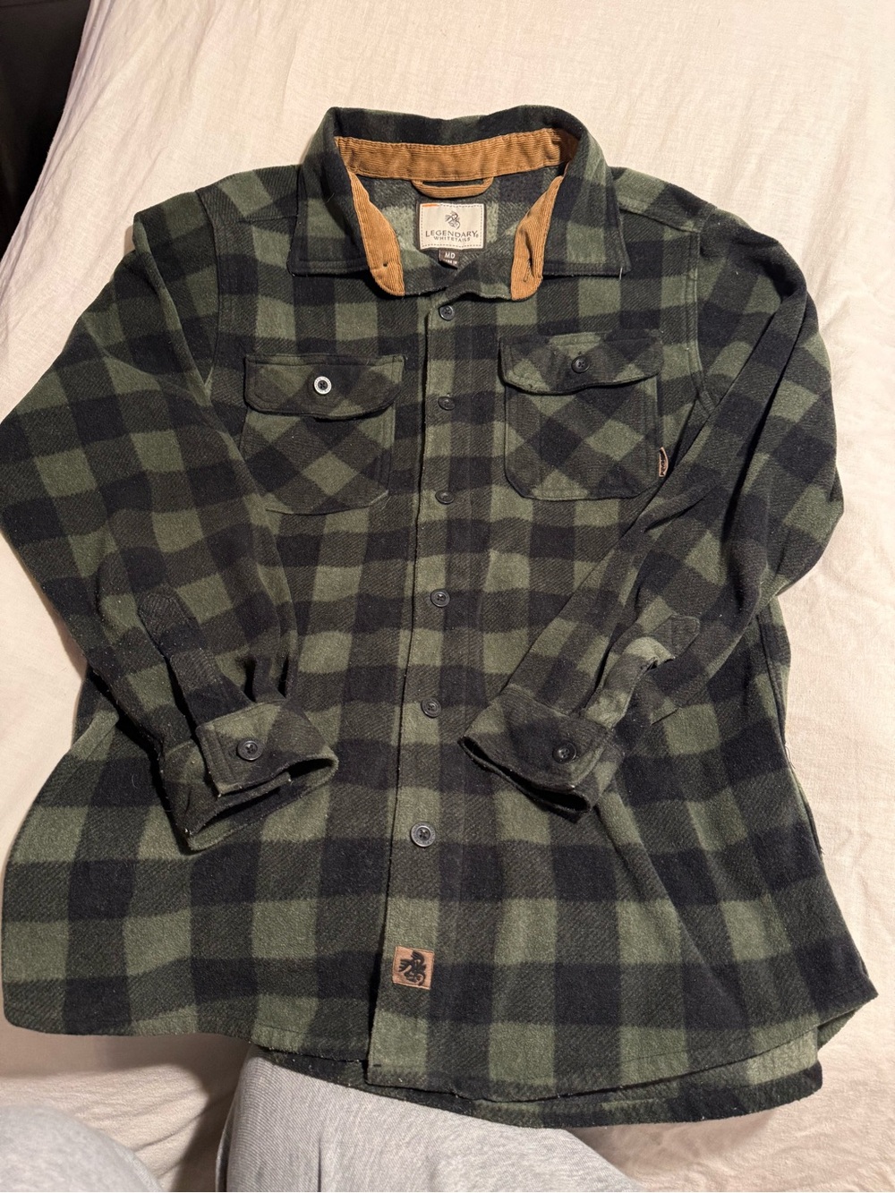 Buffalo Plaid Flannel Shirt Jacket